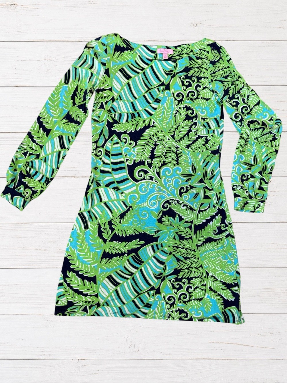 Lilly Pulitzer Ritchie Dress Hot Hot Hot Silk Cotton Blend Tropical Print Small